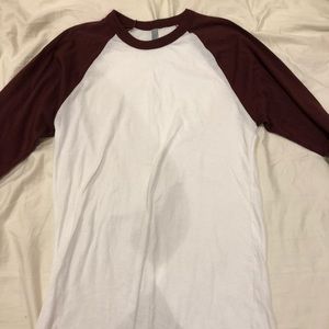 American Apparel Baseball Tee